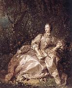 Francois Boucher Madame de Pompadour, Mistress of Louis XV oil painting on canvas
